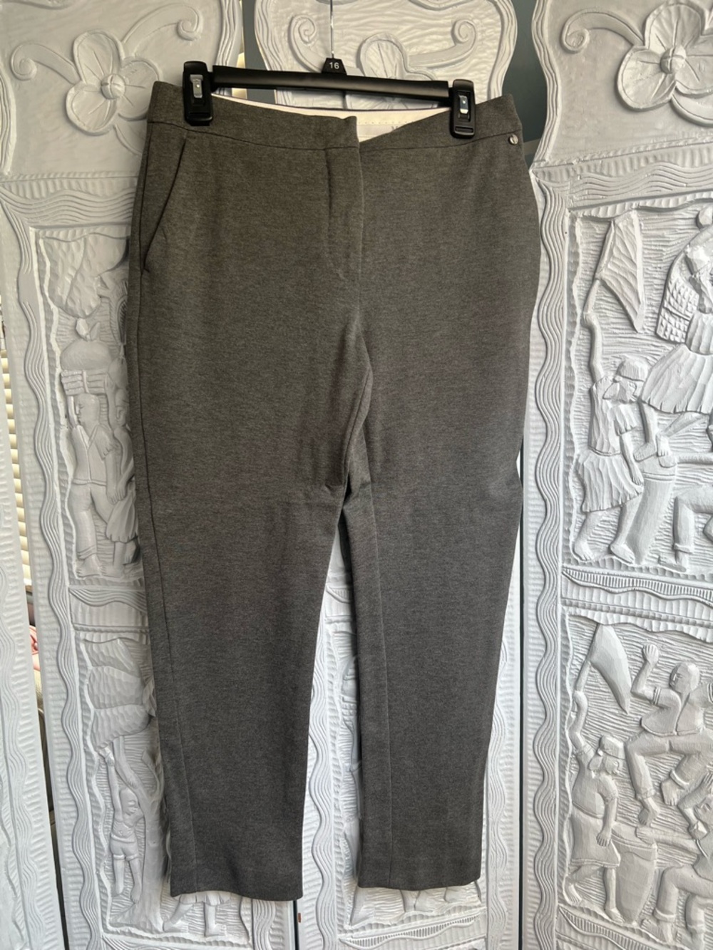 MaxMara Gray Ponte Trousers